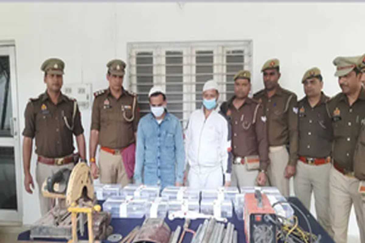 सहारनपुर में अवैध हथियार फैक्ट्री का भंडाफोड़, दो गिरफ्तार